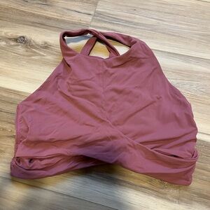 Dusty Rose High neck sports bra